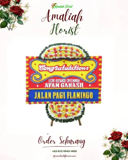Sewa Papan Bunga Winenet Satu